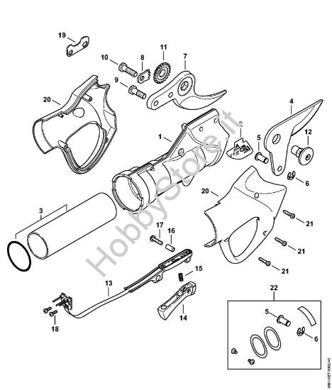 Corpo impugnatura, Lama ASA 65 ASA 65 brand Stihl